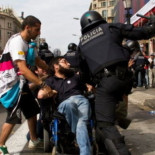 Testimonio de una persona en silla de ruedas agredida por los Mossos en plaza Catalunya [CAT]