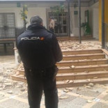 Un grupo de militares de EEUU causan graves desperfectos en la oficina del INEM en Morón