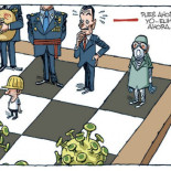 El peón. Viñeta de Manel Fontdevila