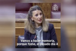 El repaso de la ministra de Trabajo Yolanda Díaz a la actitud del PP contra las medidas sociales por el coronavirus