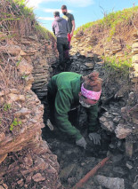Orduña recupera parte de su historia de la Guerra Civil en el monte Askuren