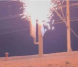 Un hombre recibe una descarga eléctrica tras subirse a una catenaria de la vía del AVE en Ciudad Real