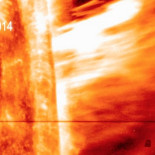 Una primera vez para el IRIS de la NASA: Observando una gigantesca erupción de material solar