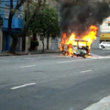 Consecuencias de grabar un coche en llamas