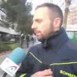 Declaración de bombero en la concentración en los Juzgados en apoyo al bombero detenido