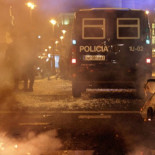 Disturbios en la Puerta del Sol contra el "pensionazo"
