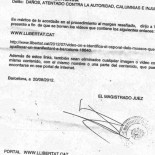 Llibertat.cat recibe una orden judicial para eliminar el testimonio de una agresión policial [CAT]