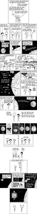 Como funcionan las vacunas de ARN mensajero (xkcd)